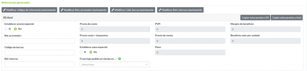 Edición de la referencia de un producto en el software de gestión de Ilastec